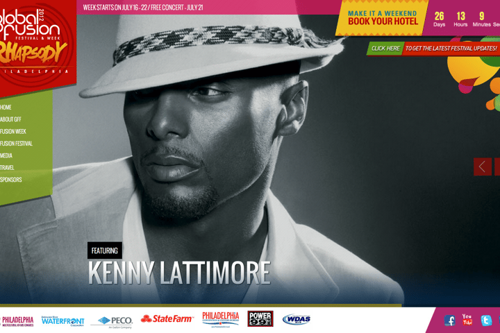 Global Fusion Festival website preview